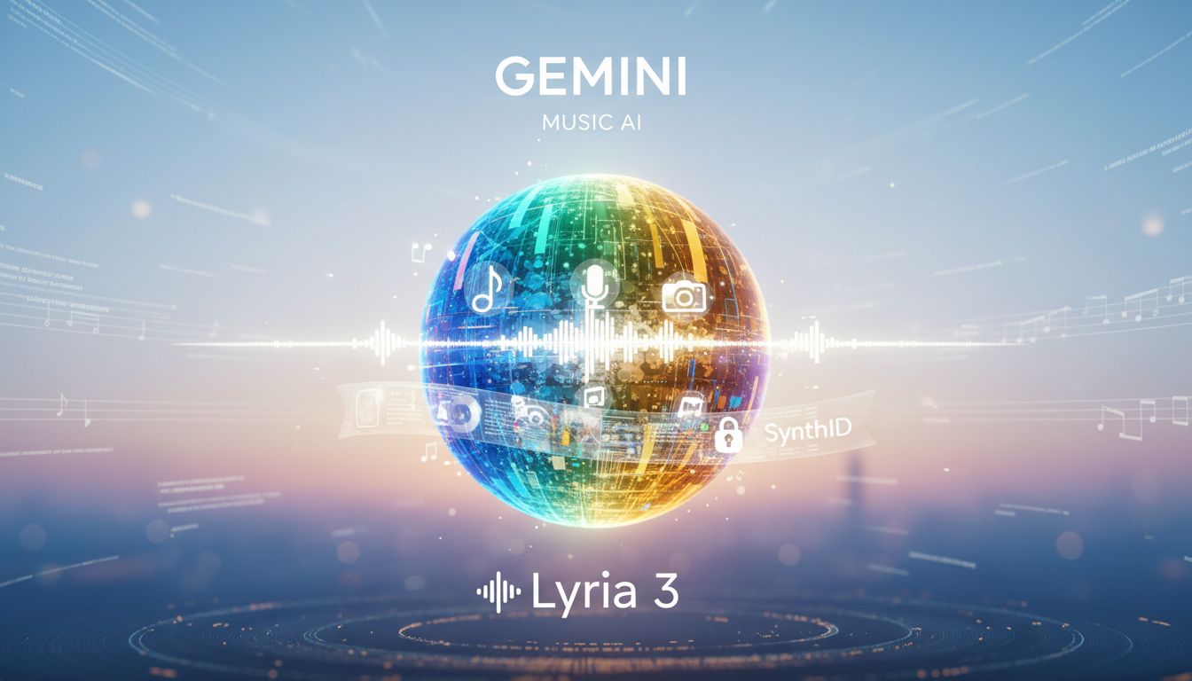 גוגל משיקה יכולות יצירת מוזיקה באפליקציית Gemini באמצעות Lyria 3